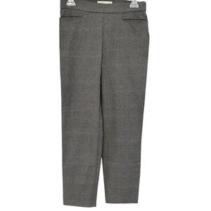 89th + Madison Gray Slim Ankle Pants Women’s Small Stretch Career Trousers